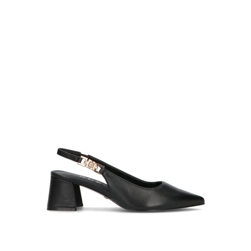 GUESS Slingback donna nera in pelle