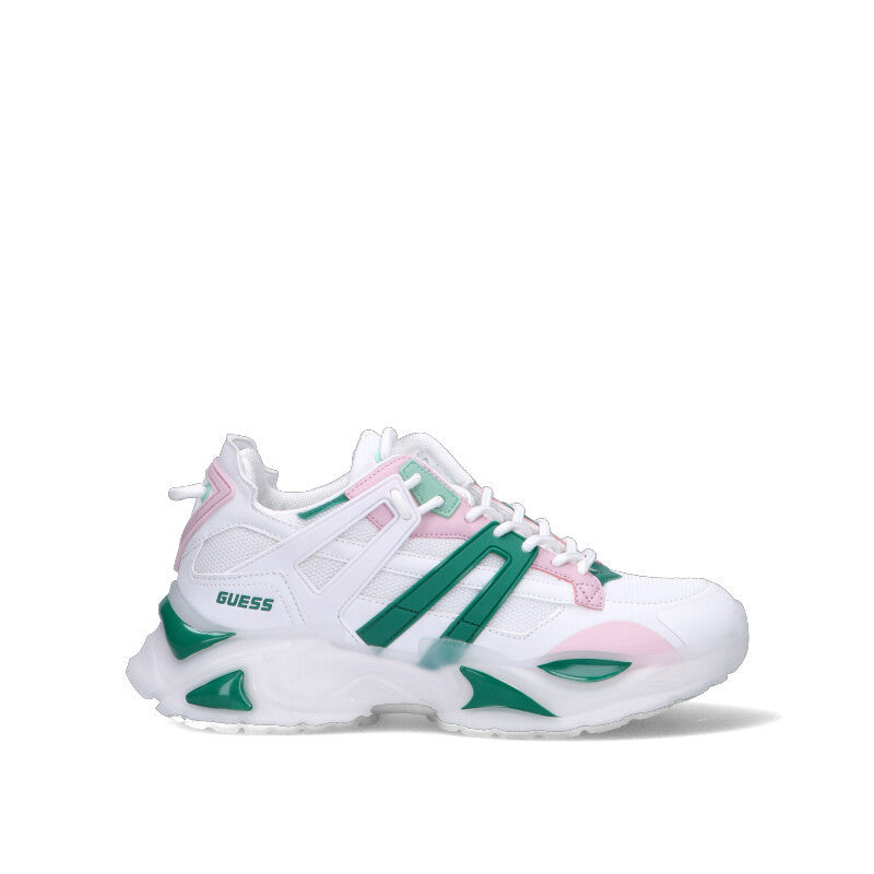GUESS Sneaker donna bianca e verde