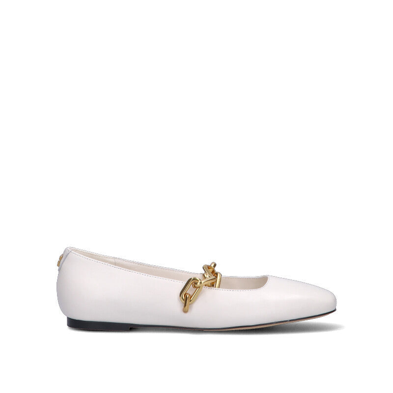 GUESS Ballerina donna bianca in pelle