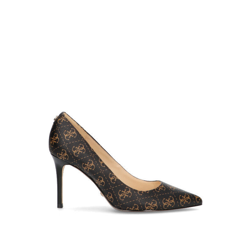 GUESS Décolleté donna marrone in pelle