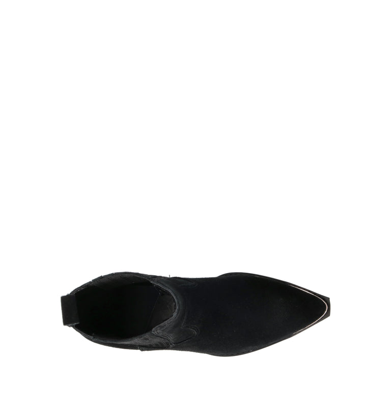 GUESS Tronchetto donna nero in suede