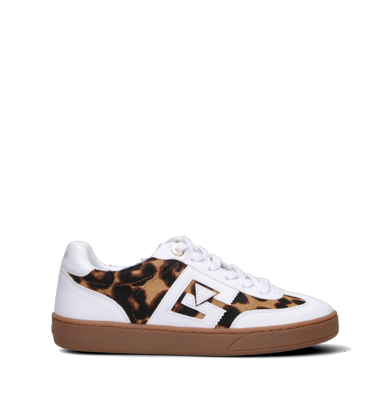 GUESS Sneaker donna bianca/leopardata