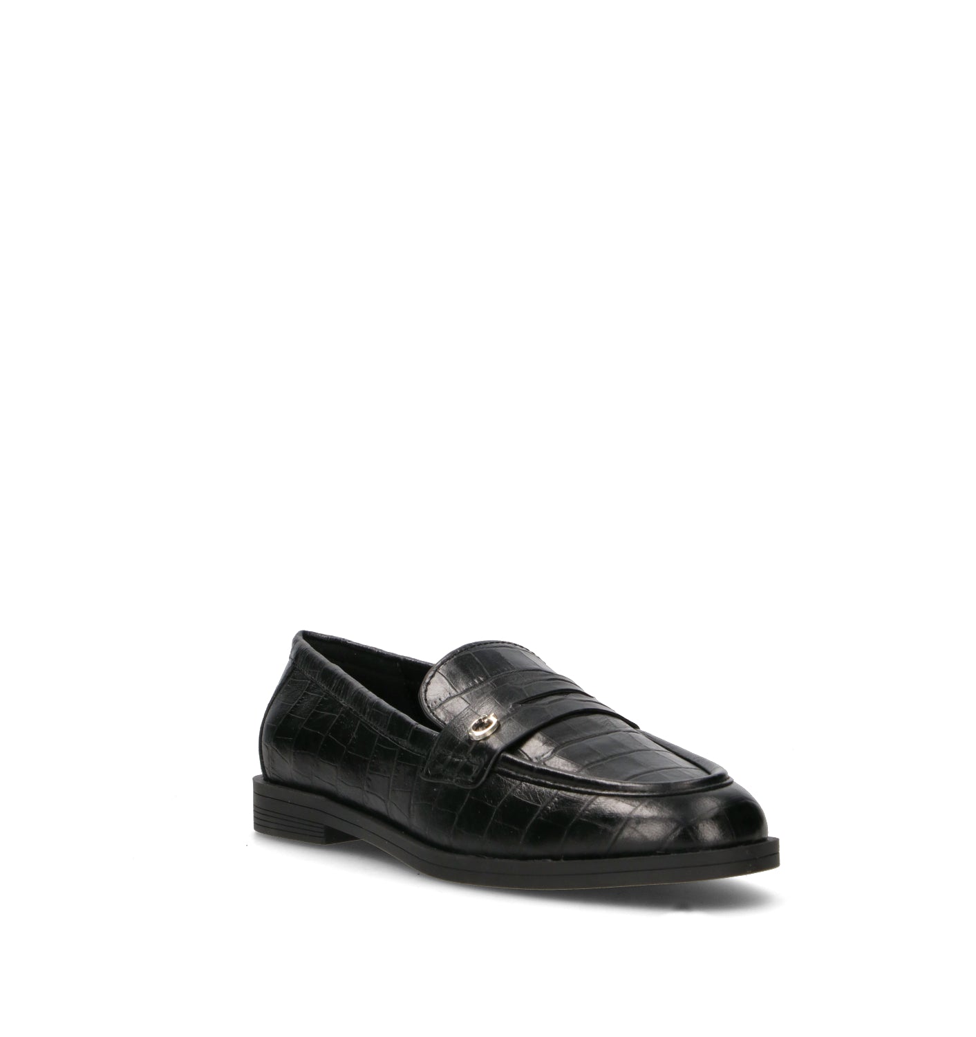GUESS Mocassino donna nero in pelle