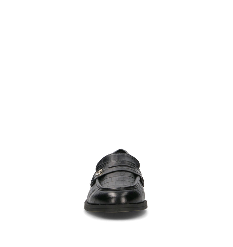 GUESS Mocassino donna nero in pelle