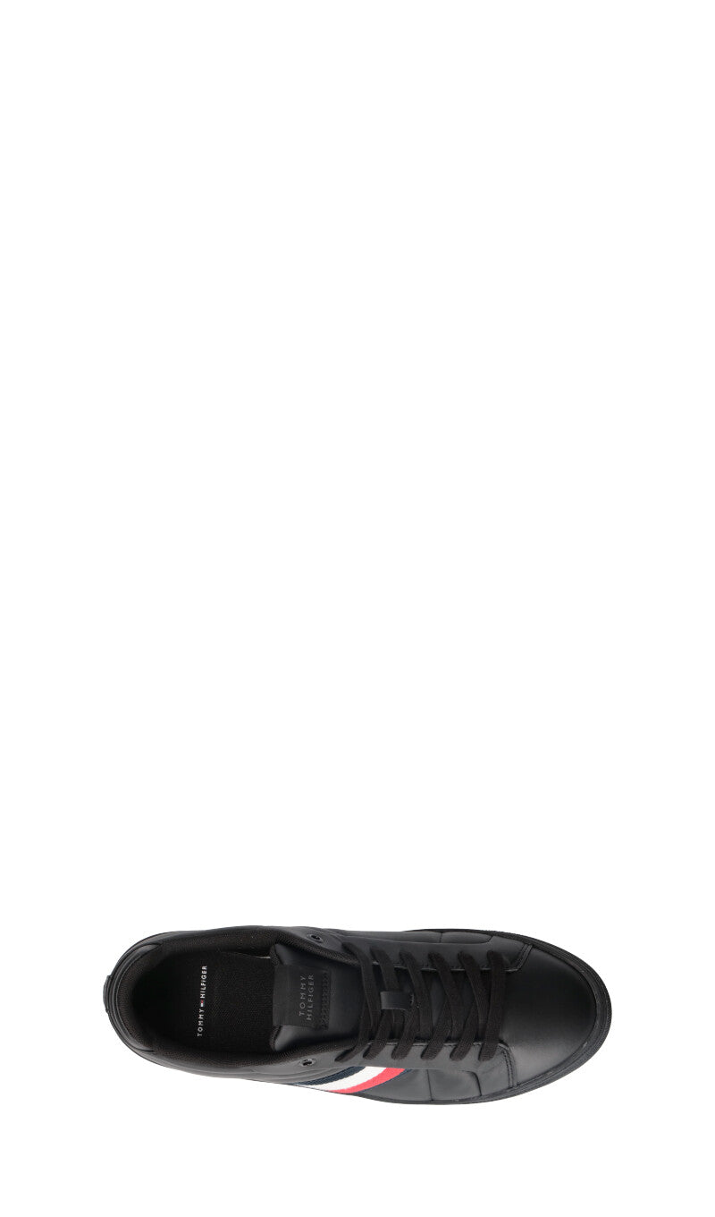 TOMMY HILFIGER Sneaker uomo nera in pelle