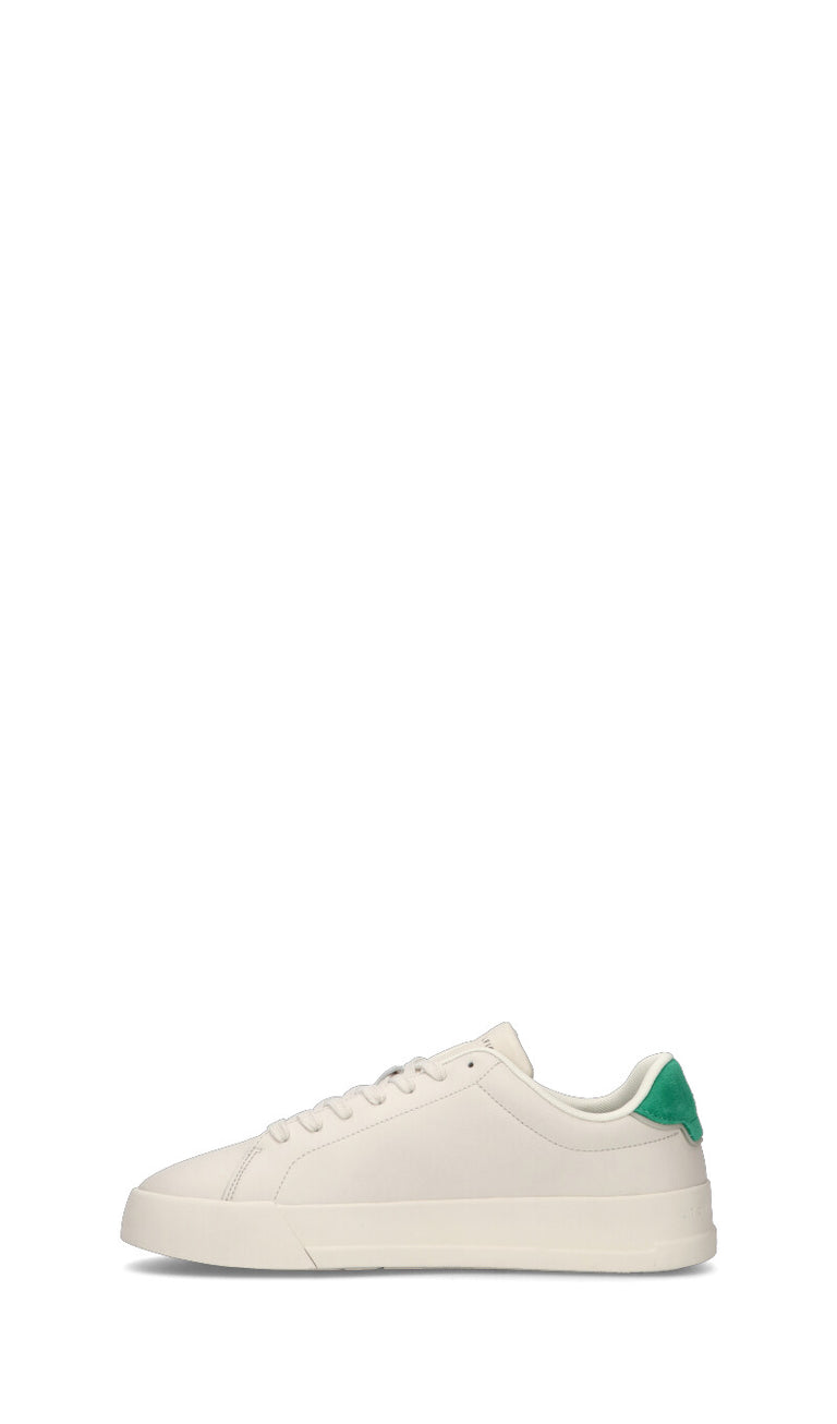 TOMMY HILFIGER Sneaker uomo bianca/verde in pelle