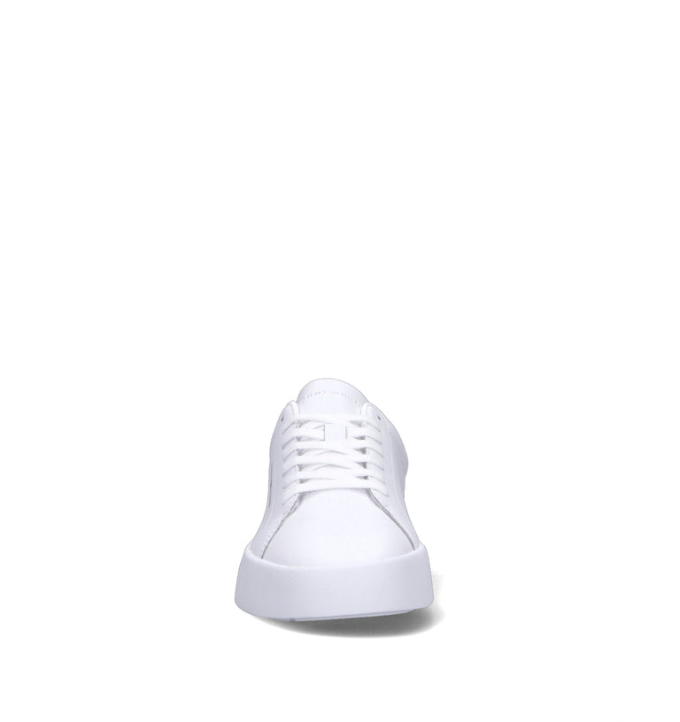 TOMMY HILFIGER Sneaker donna bianca in pelle