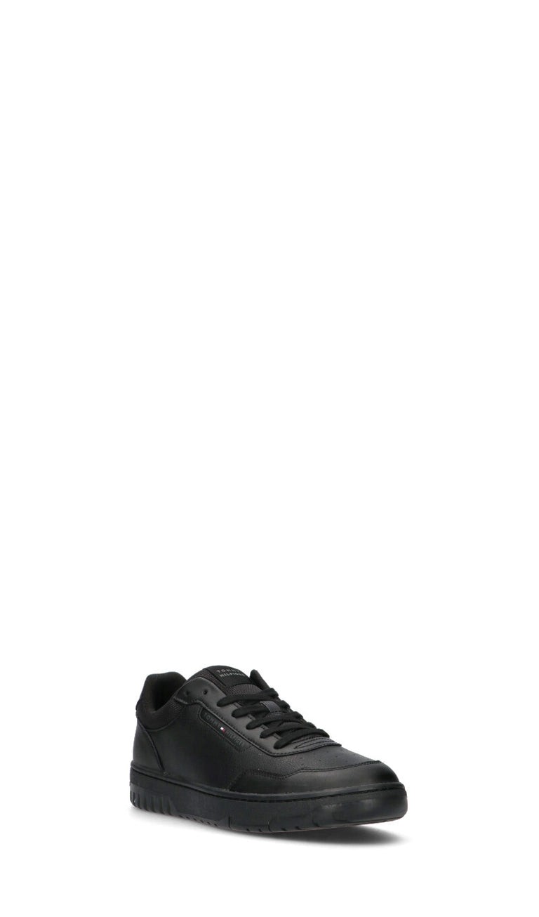 TOMMY HILFIGER Sneaker uomo nera in pelle