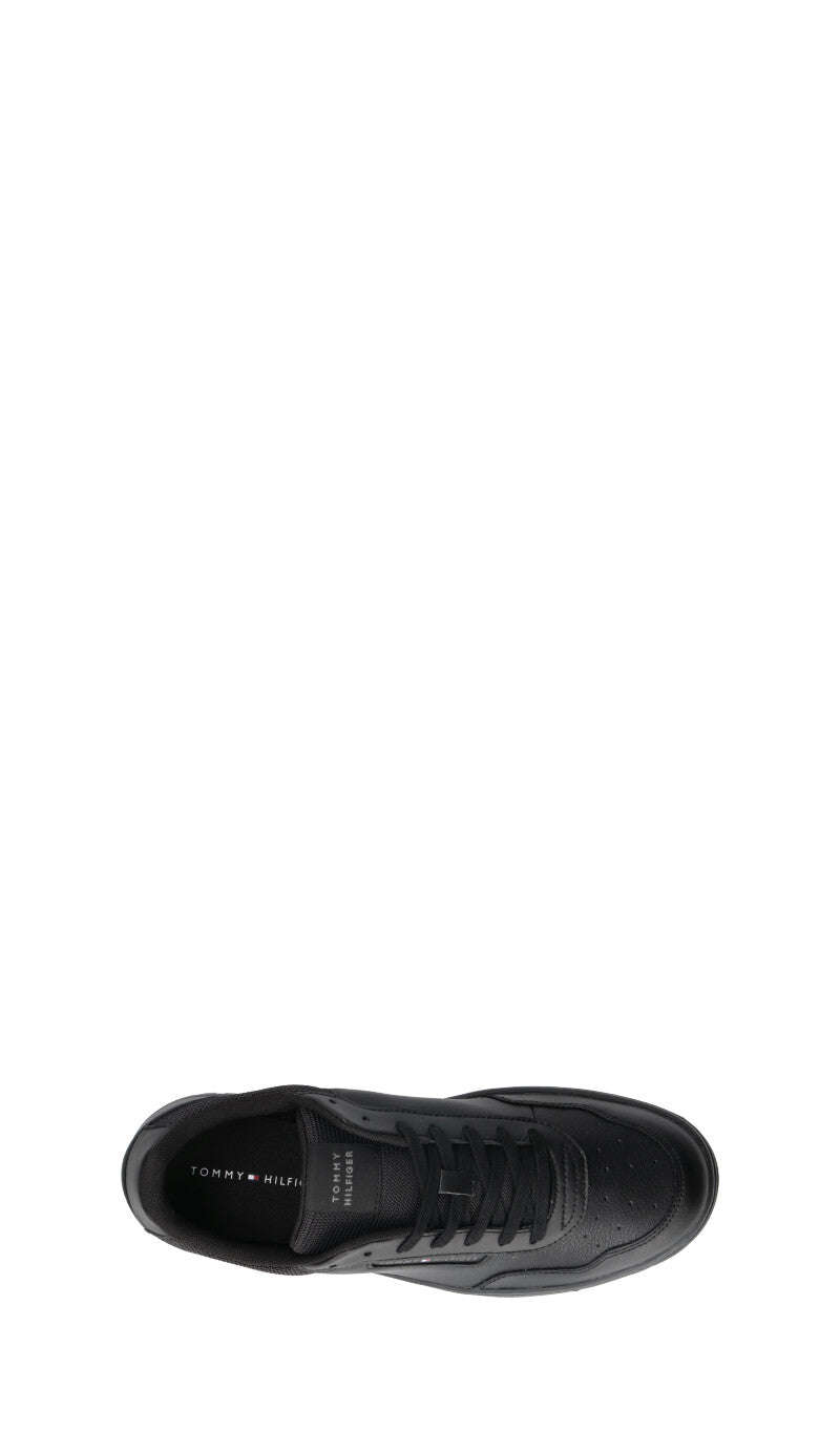 TOMMY HILFIGER Sneaker uomo nera in pelle