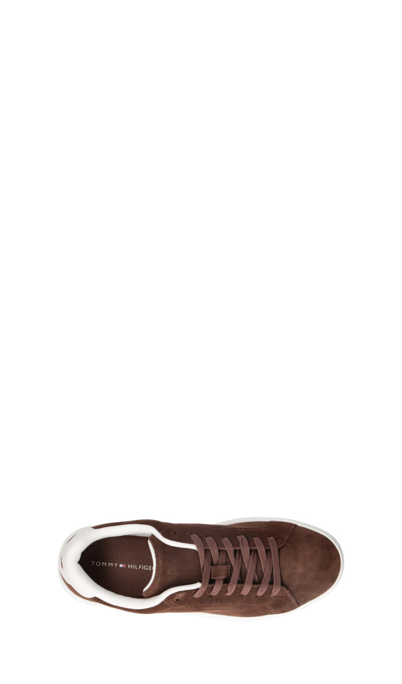 TOMMY HILFIGER Sneaker uomo marrone in suede