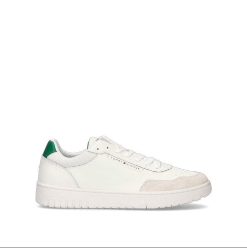 TOMMY HILFIGER Sneaker uomo bianca/verde