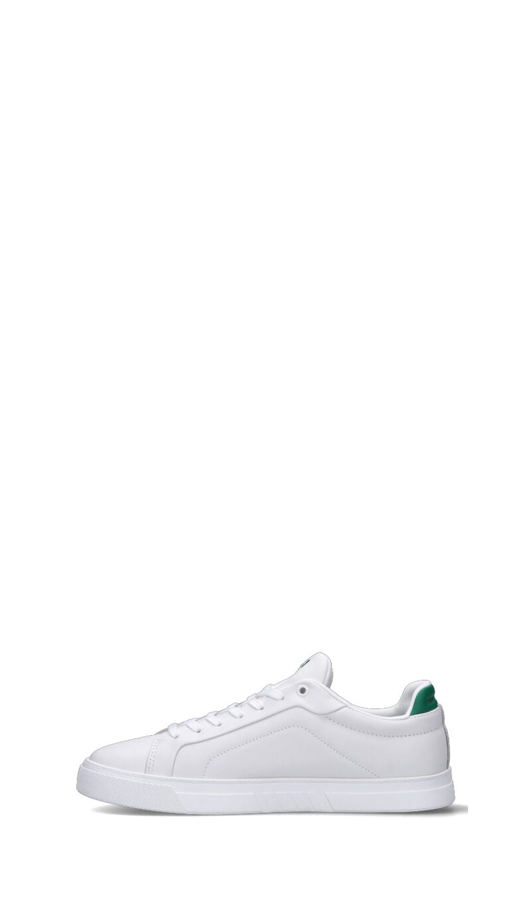 TOMMY HILFIGER Sneaker uomo bianca/verde in pelle