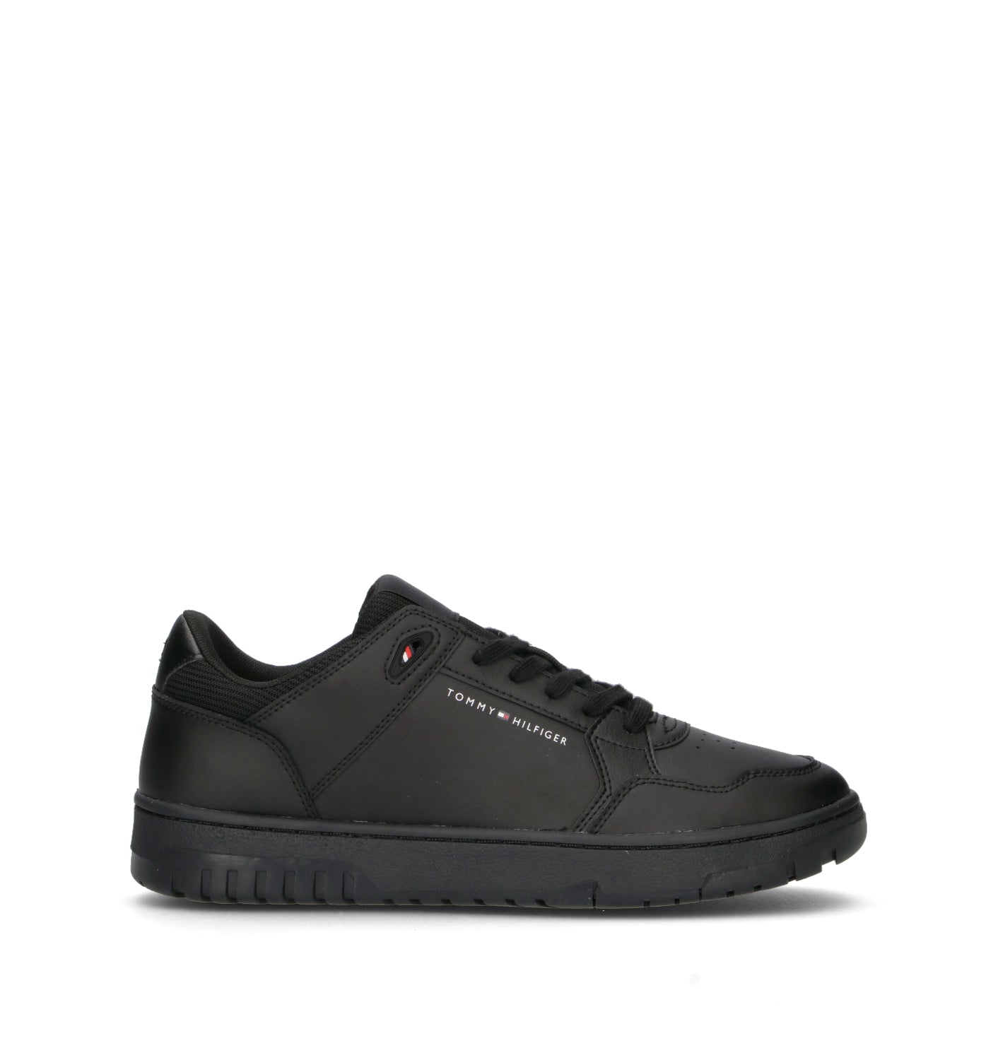 TOMMY HILFIGER Sneaker uomo nera in pelle
