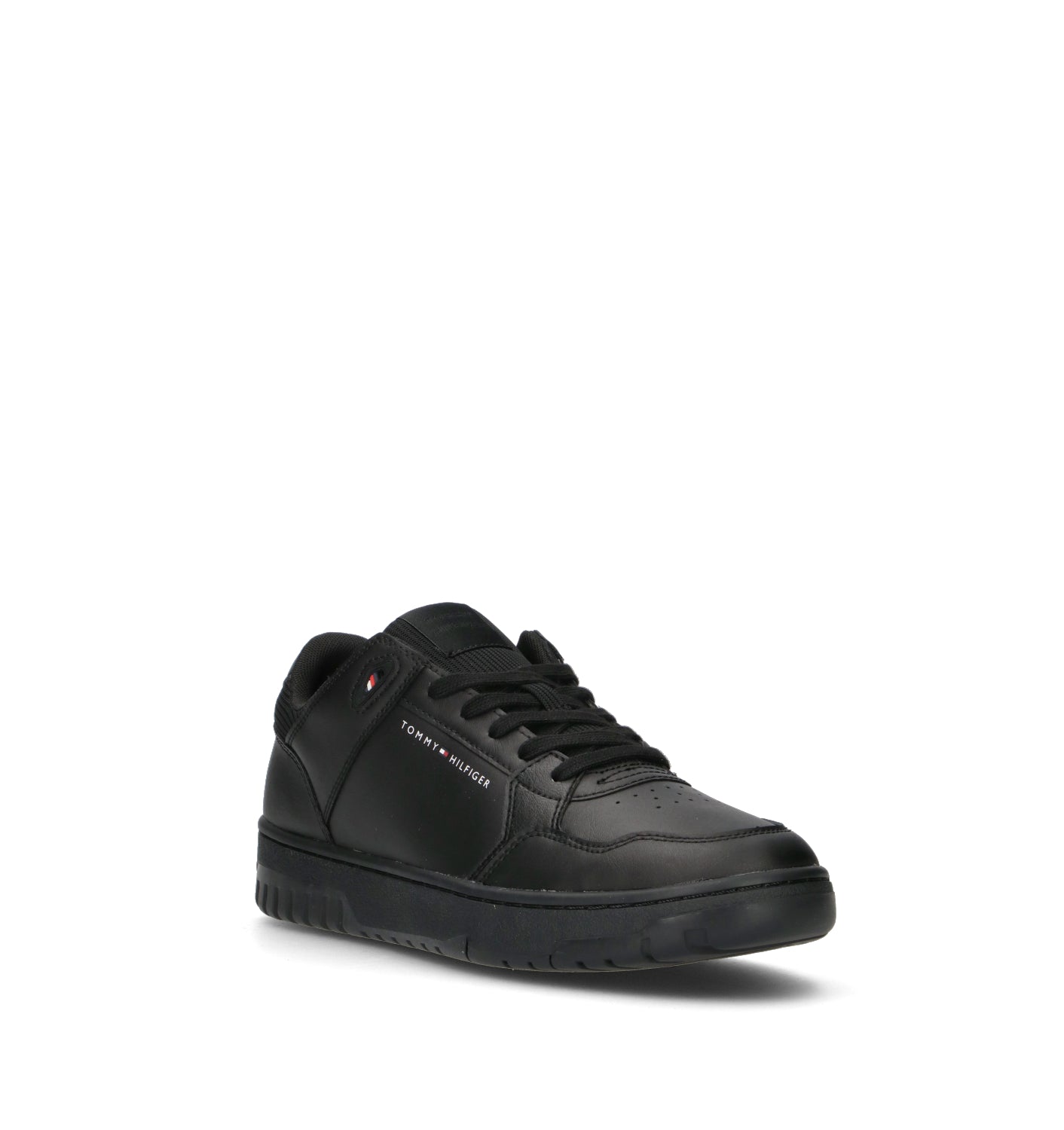 TOMMY HILFIGER Sneaker uomo nera in pelle