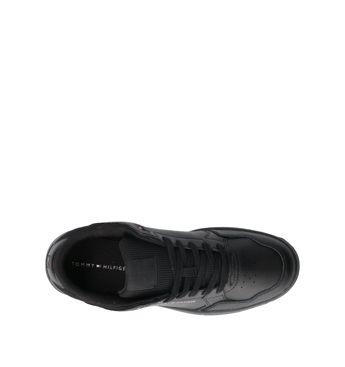 TOMMY HILFIGER Sneaker uomo nera in pelle
