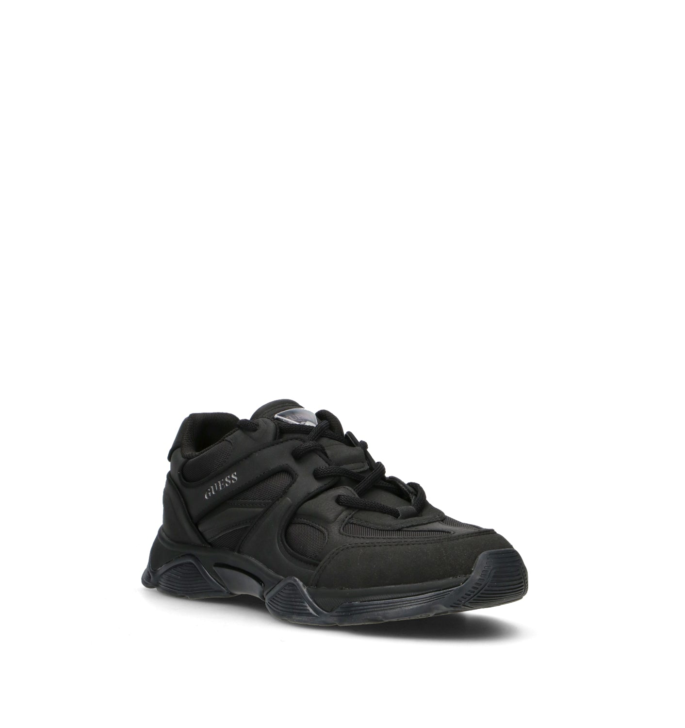 GUESS Sneaker uomo nera in tessuto