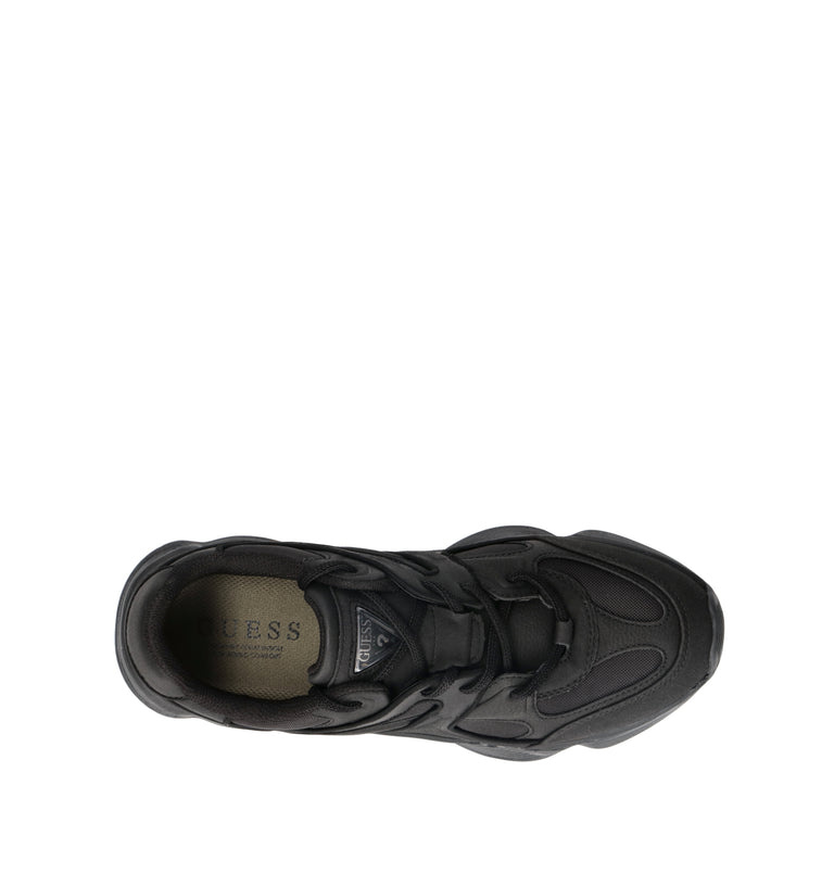 GUESS Sneaker uomo nera in tessuto