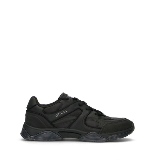 GUESS Sneaker uomo nera in tessuto