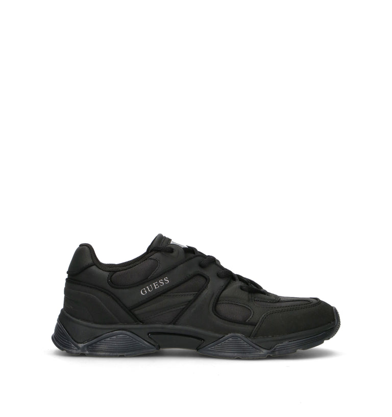 GUESS Sneaker uomo nera in tessuto