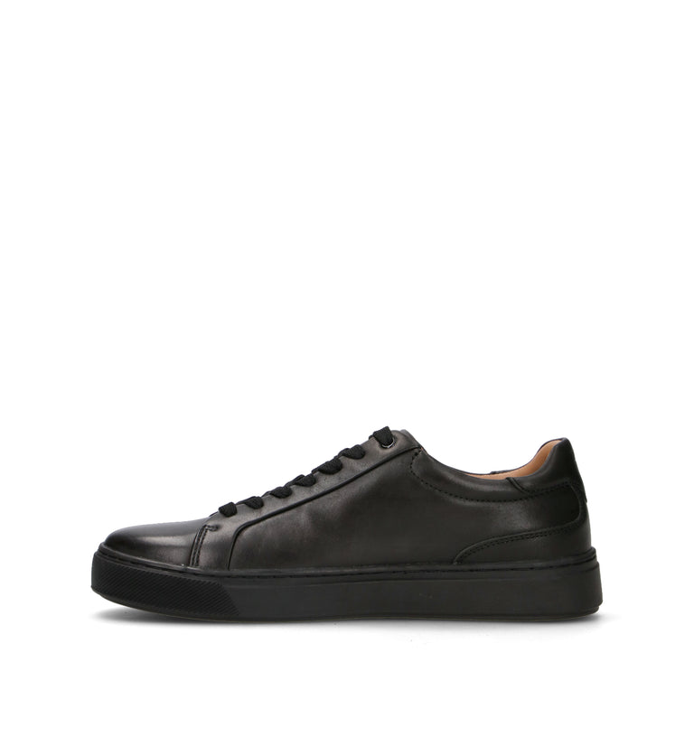 GUESS Sneaker donna nera in pelle