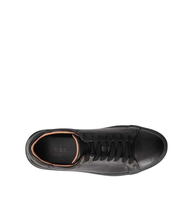 GUESS Sneaker donna nera in pelle