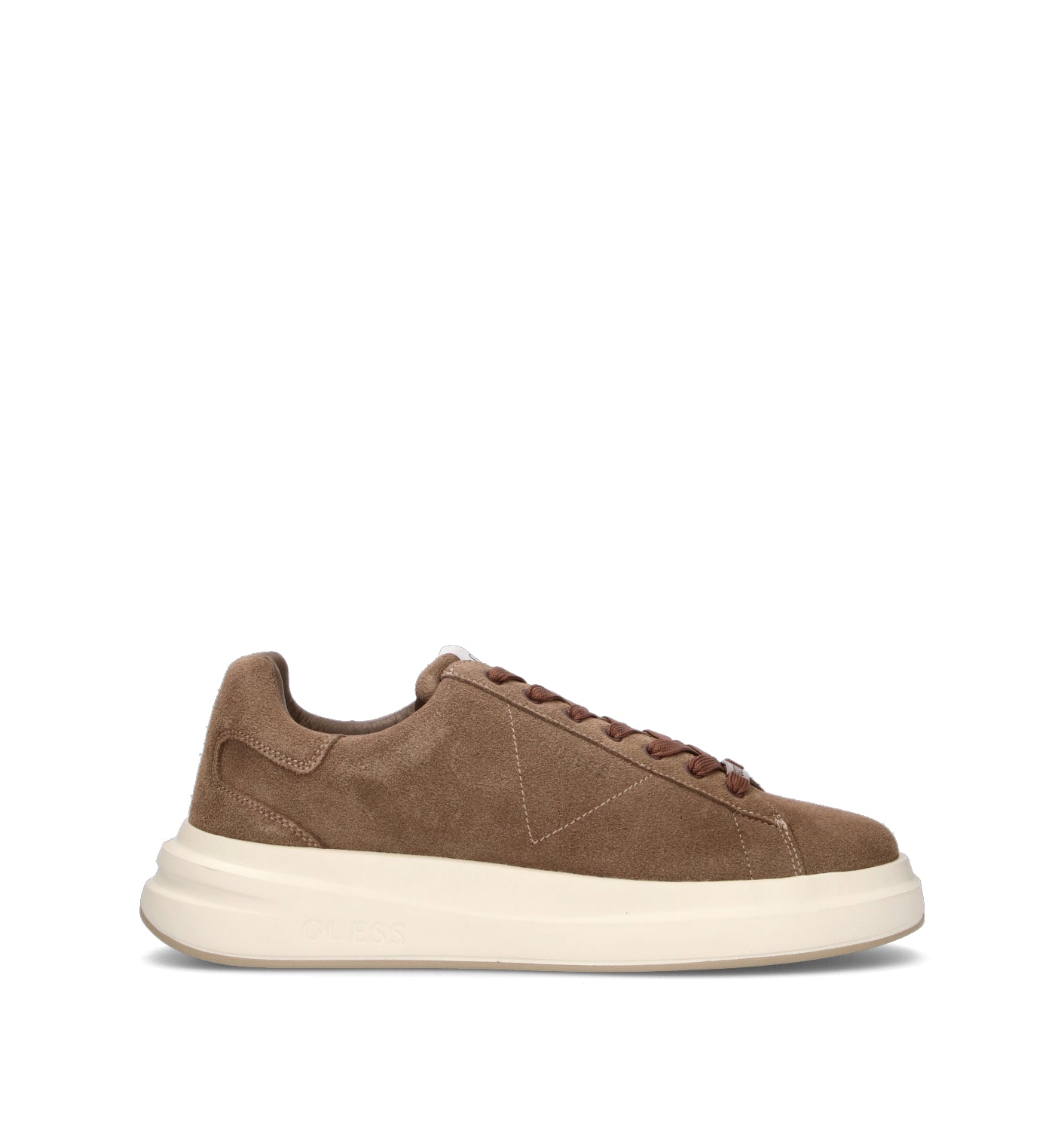 GUESS Sneaker uomo marrone in suede