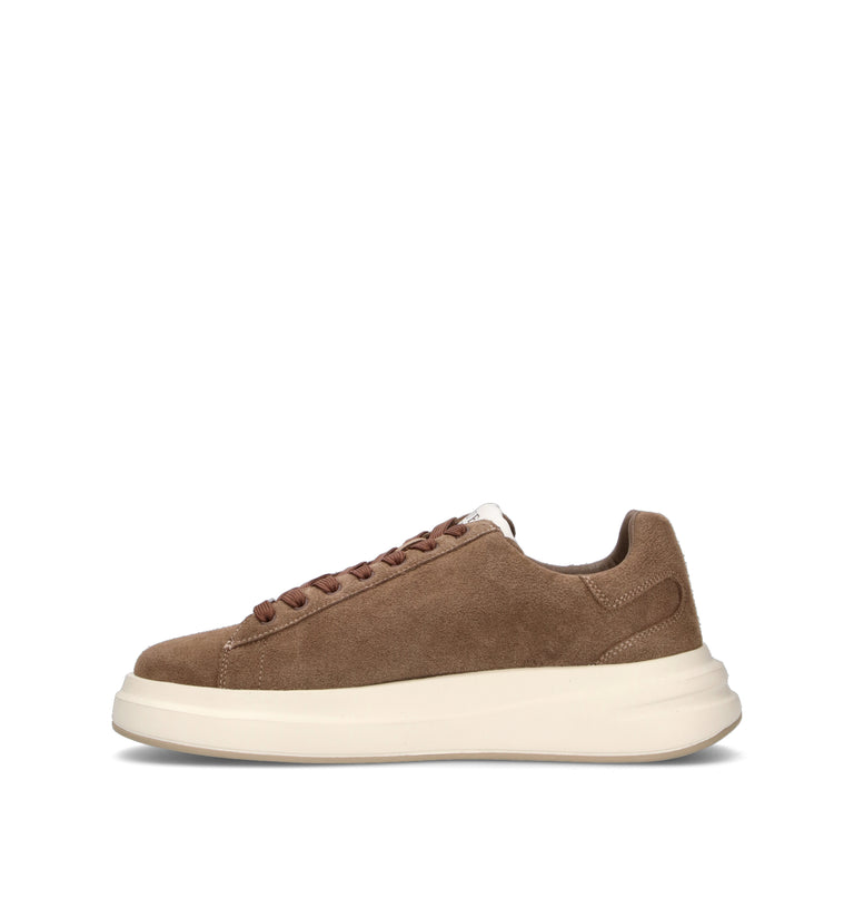 GUESS Sneaker uomo marrone in suede