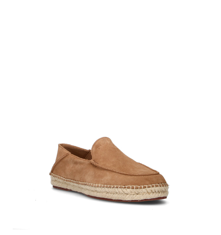 GUESS Espadrillas uomo beige in suede