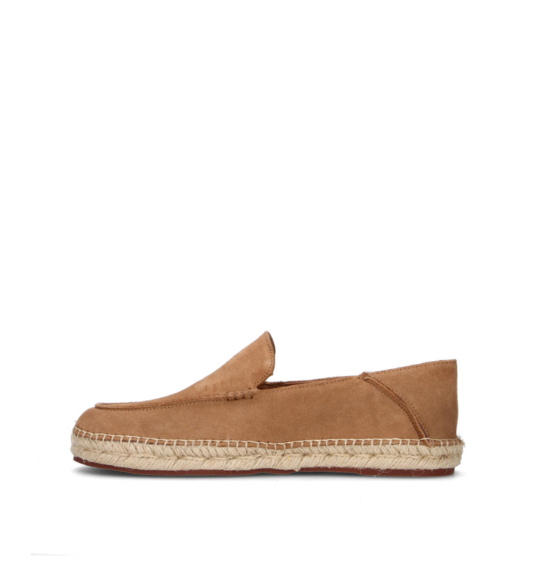 GUESS Espadrillas uomo beige in suede