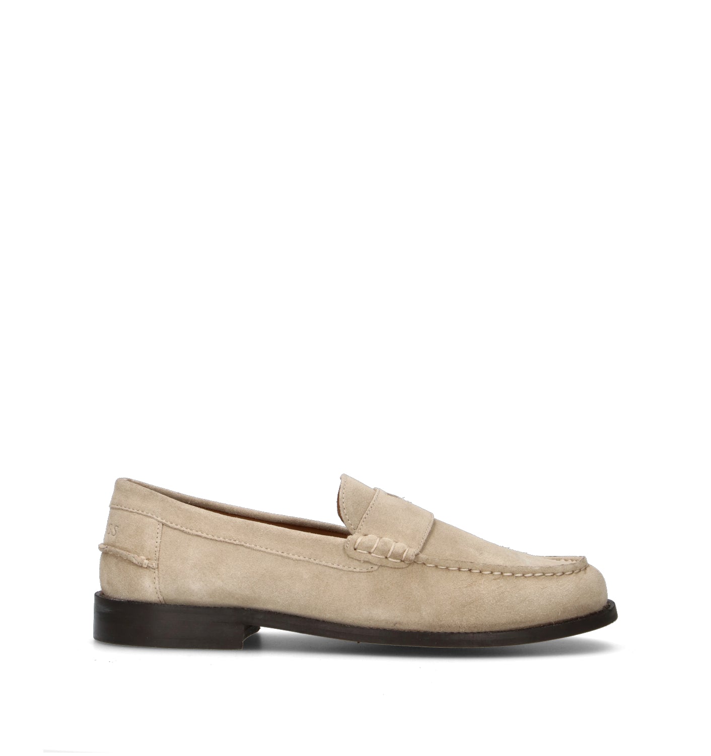 GUESS Mocassino uomo beige in suede