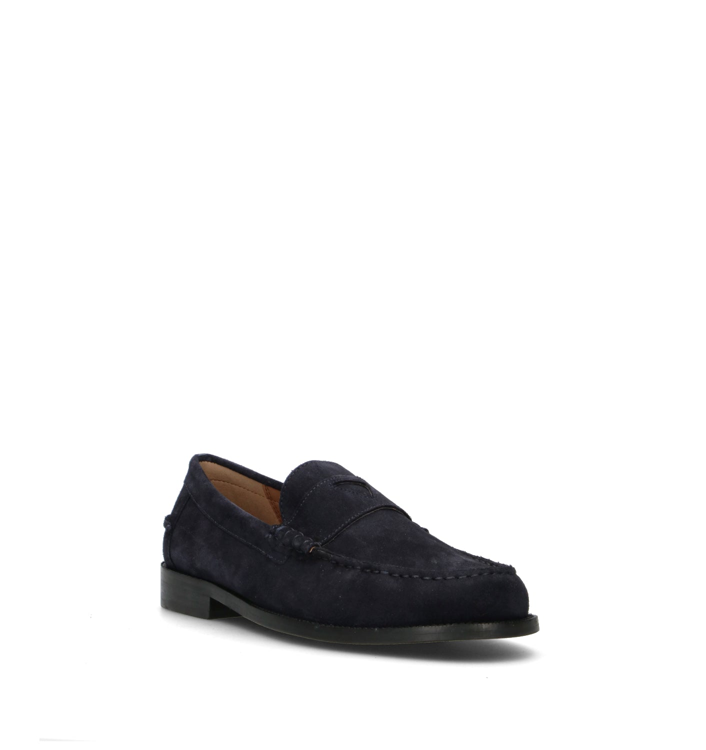 GUESS Mocassino uomo blu in suede