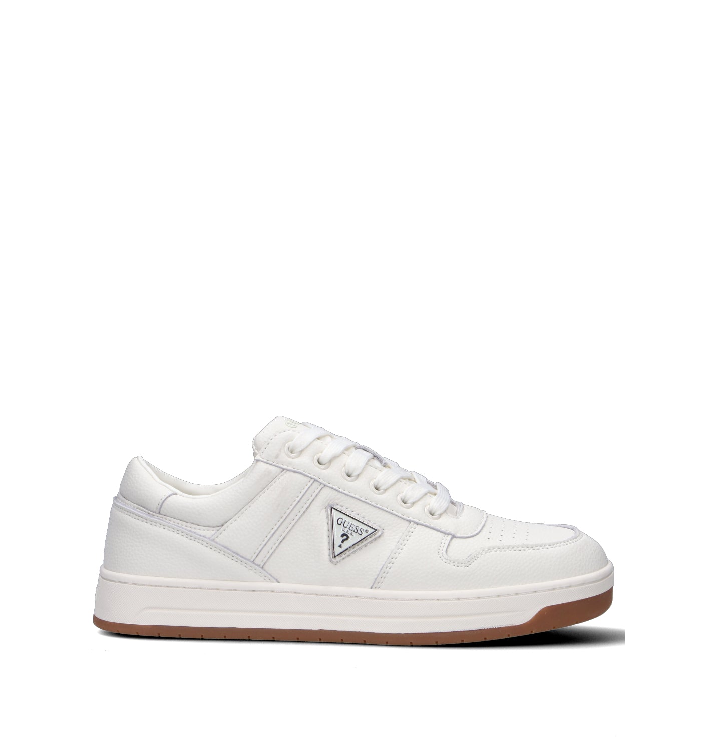 GUESS Sneaker uomo bianca in pelle
