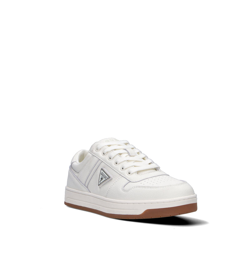 GUESS Sneaker uomo bianca in pelle