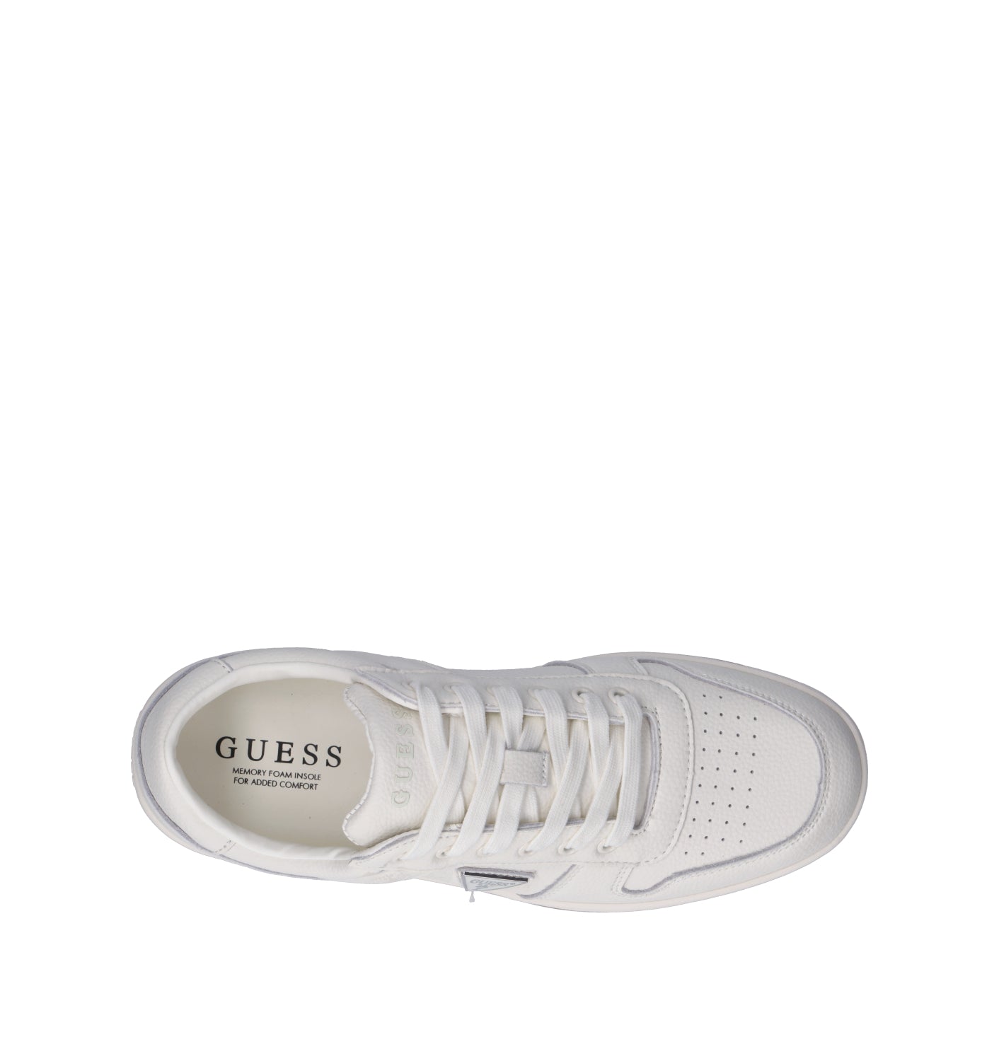 GUESS Sneaker uomo bianca in pelle
