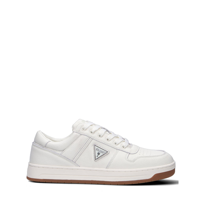 GUESS Sneaker uomo bianca in pelle