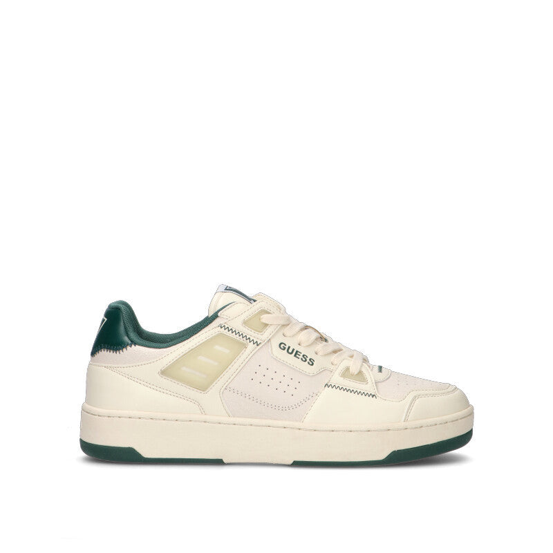 GUESS Sneaker uomo bianca/verde