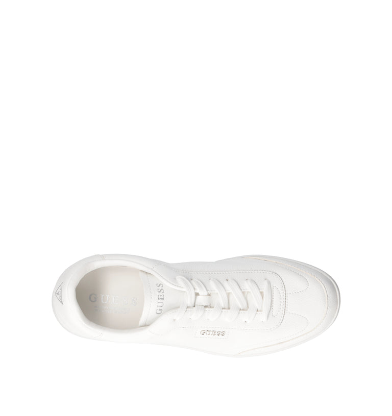 GUESS Sneaker uomo bianca in pelle