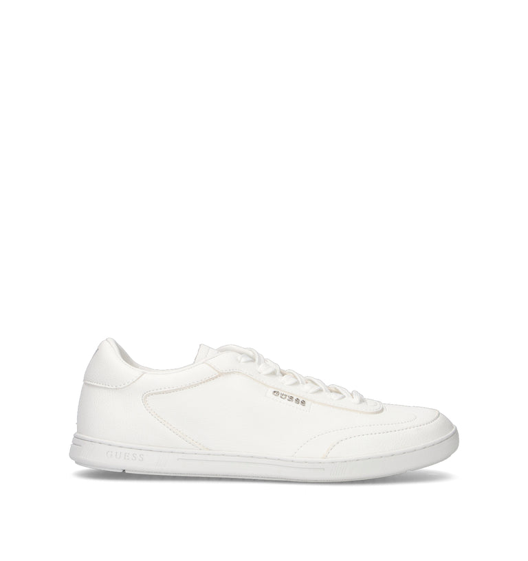 GUESS Sneaker uomo bianca in pelle