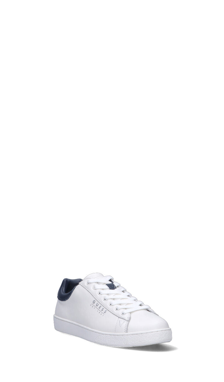 GUESS Sneaker uomo bianca/blu in pelle