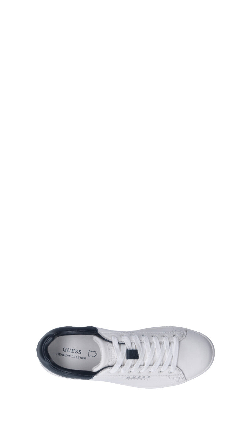 GUESS Sneaker uomo bianca/blu in pelle