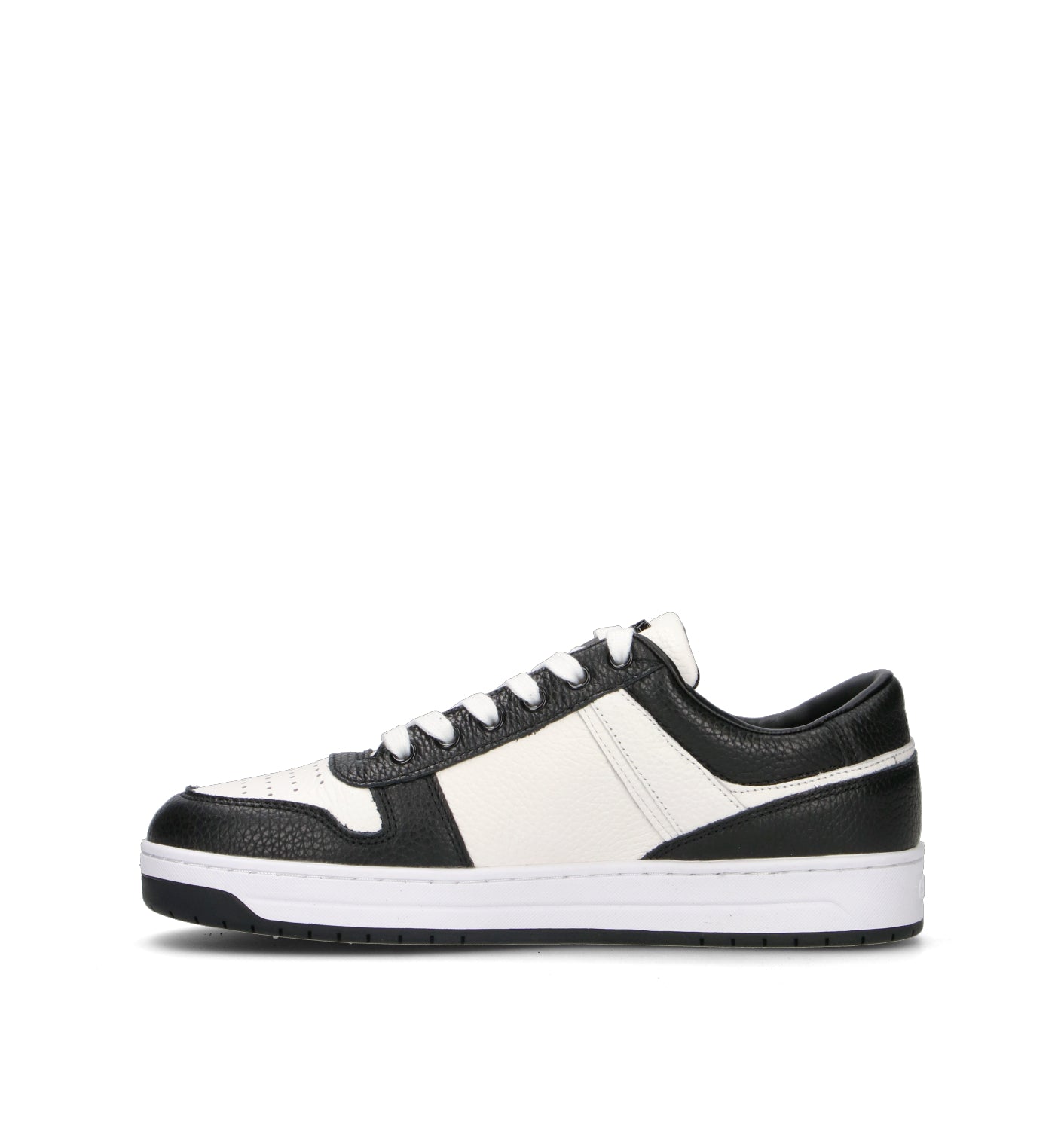 GUESS Sneaker uomo bianca/nera in pelle