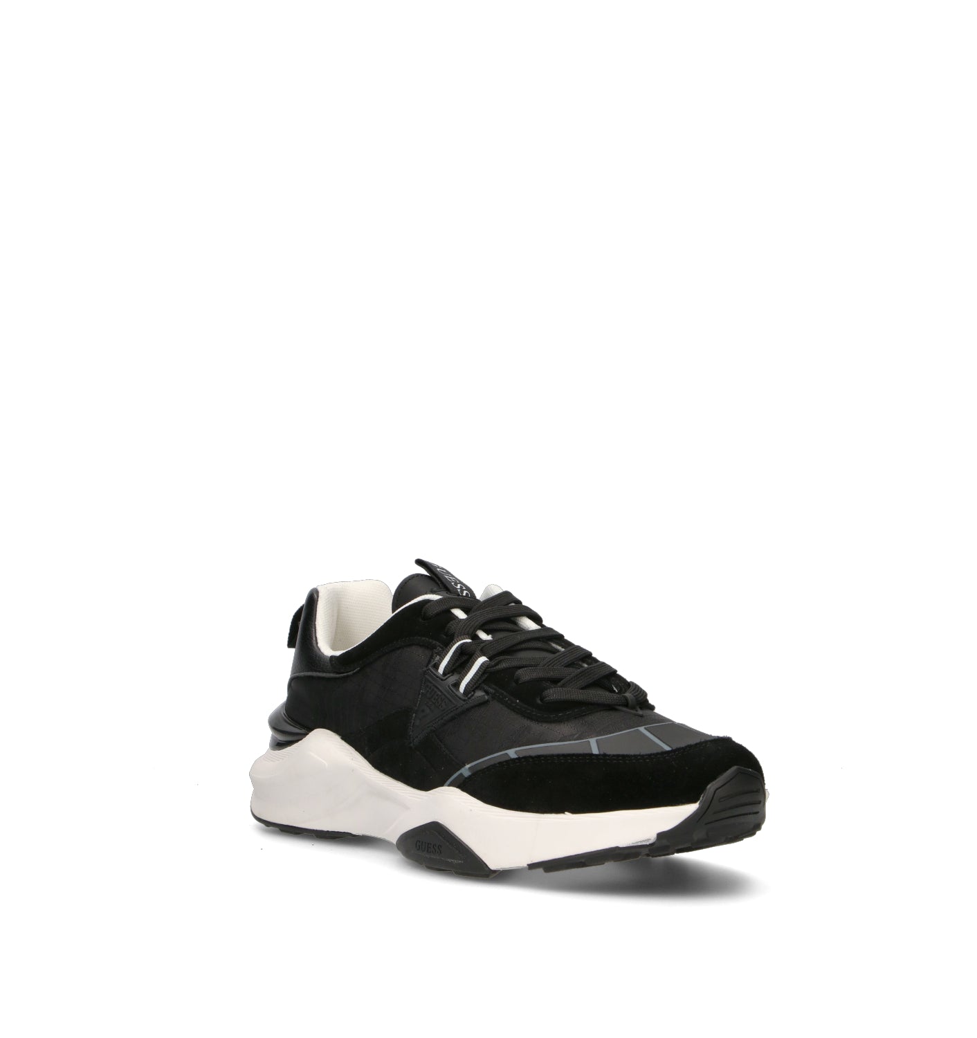 GUESS Sneaker uomo nera in suede