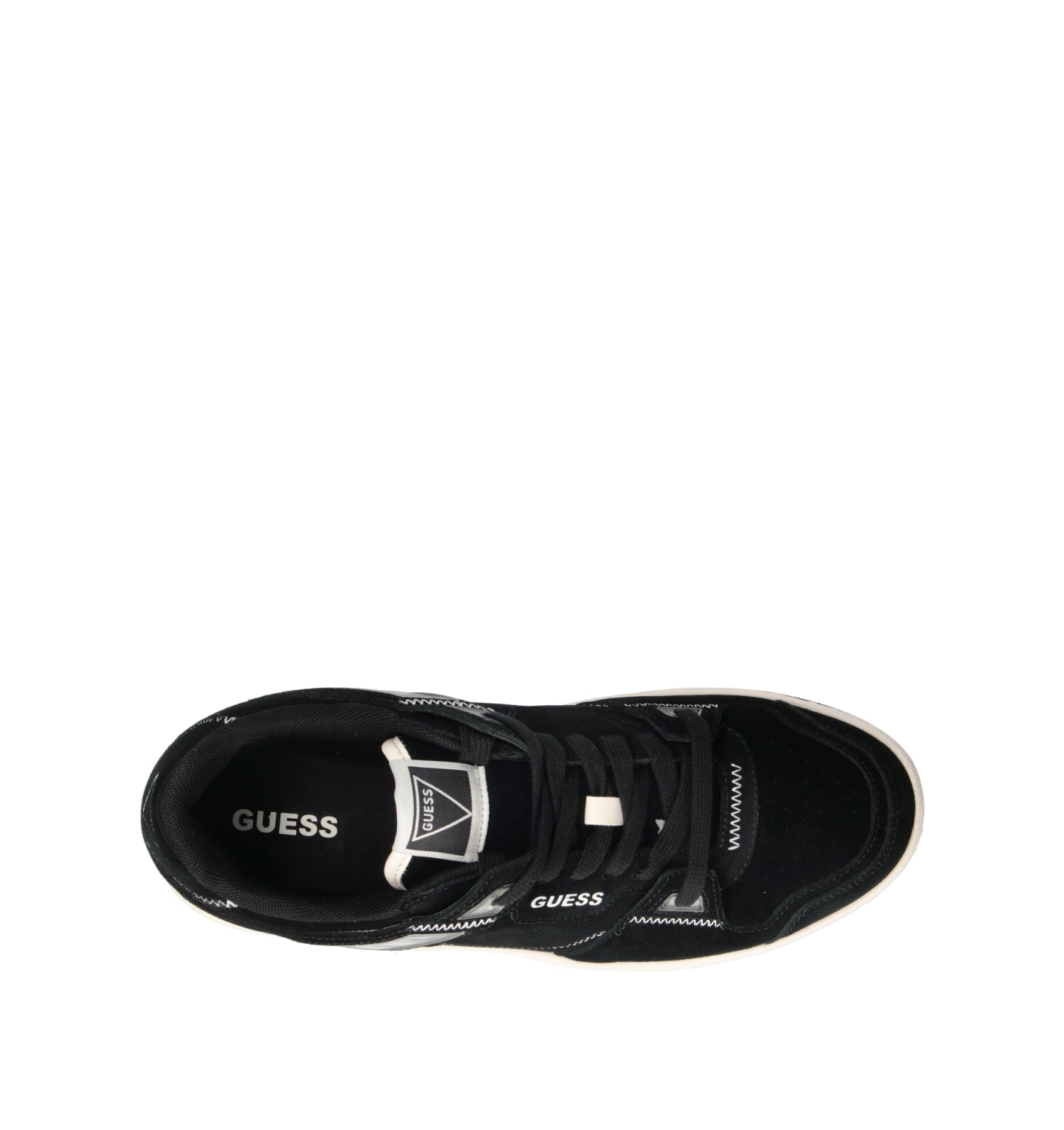 GUESS Sneaker uomo nera in suede