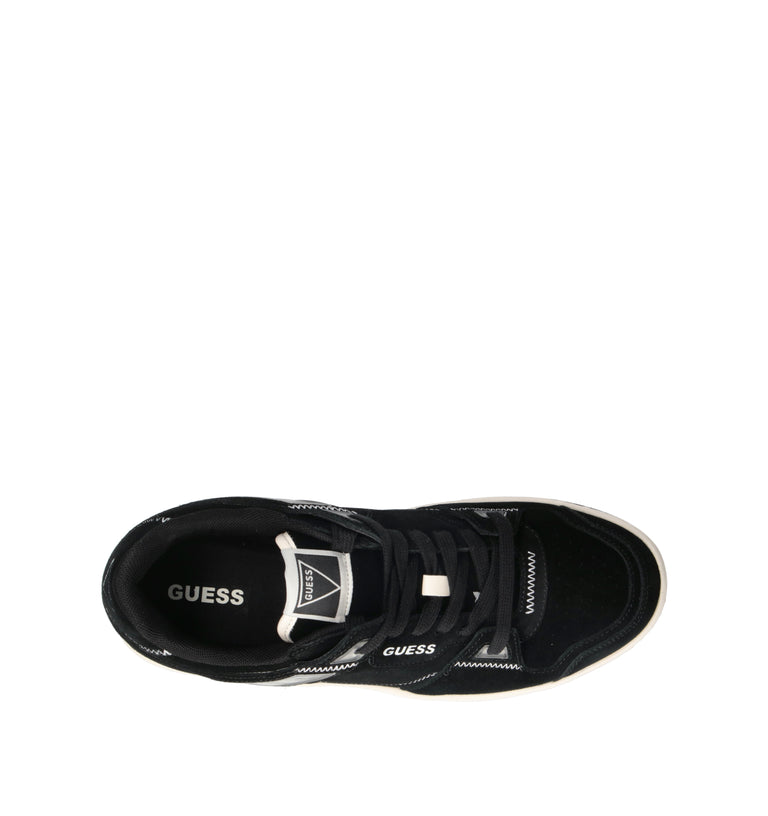 GUESS Sneaker uomo nera in suede