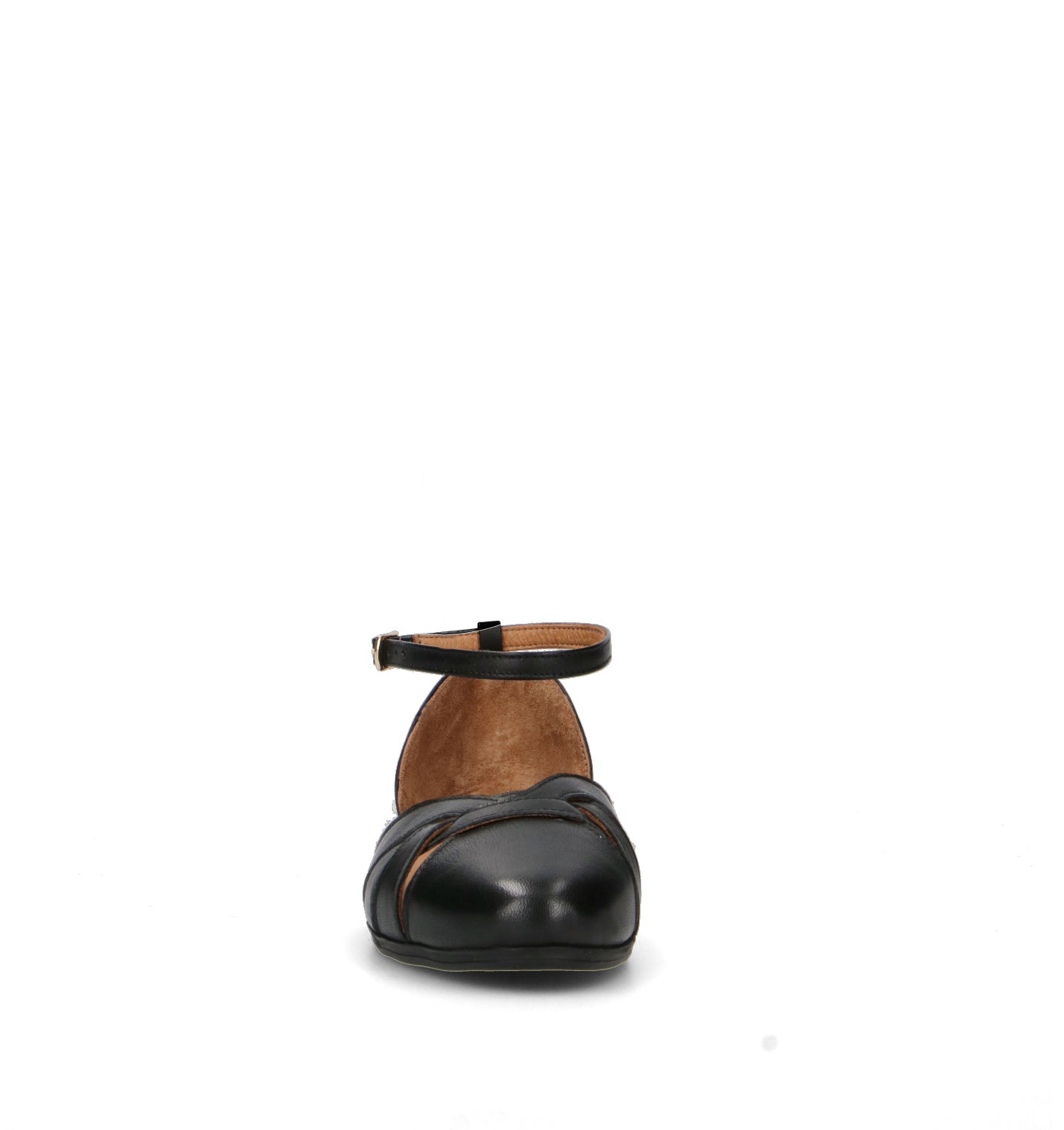 FRAU Ballerina donna nera in pelle