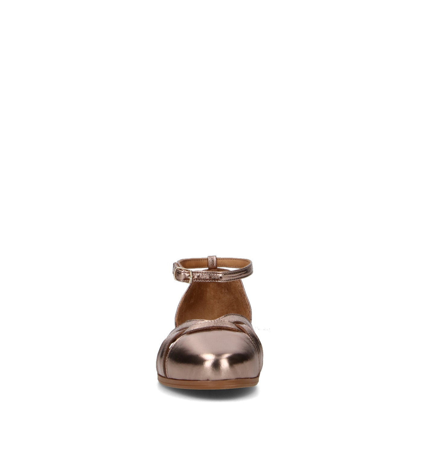 FRAU Ballerina donna bronzo in pelle