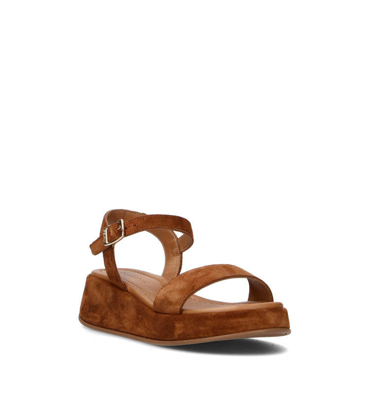 FRAU Sandalo donna marrone in suede