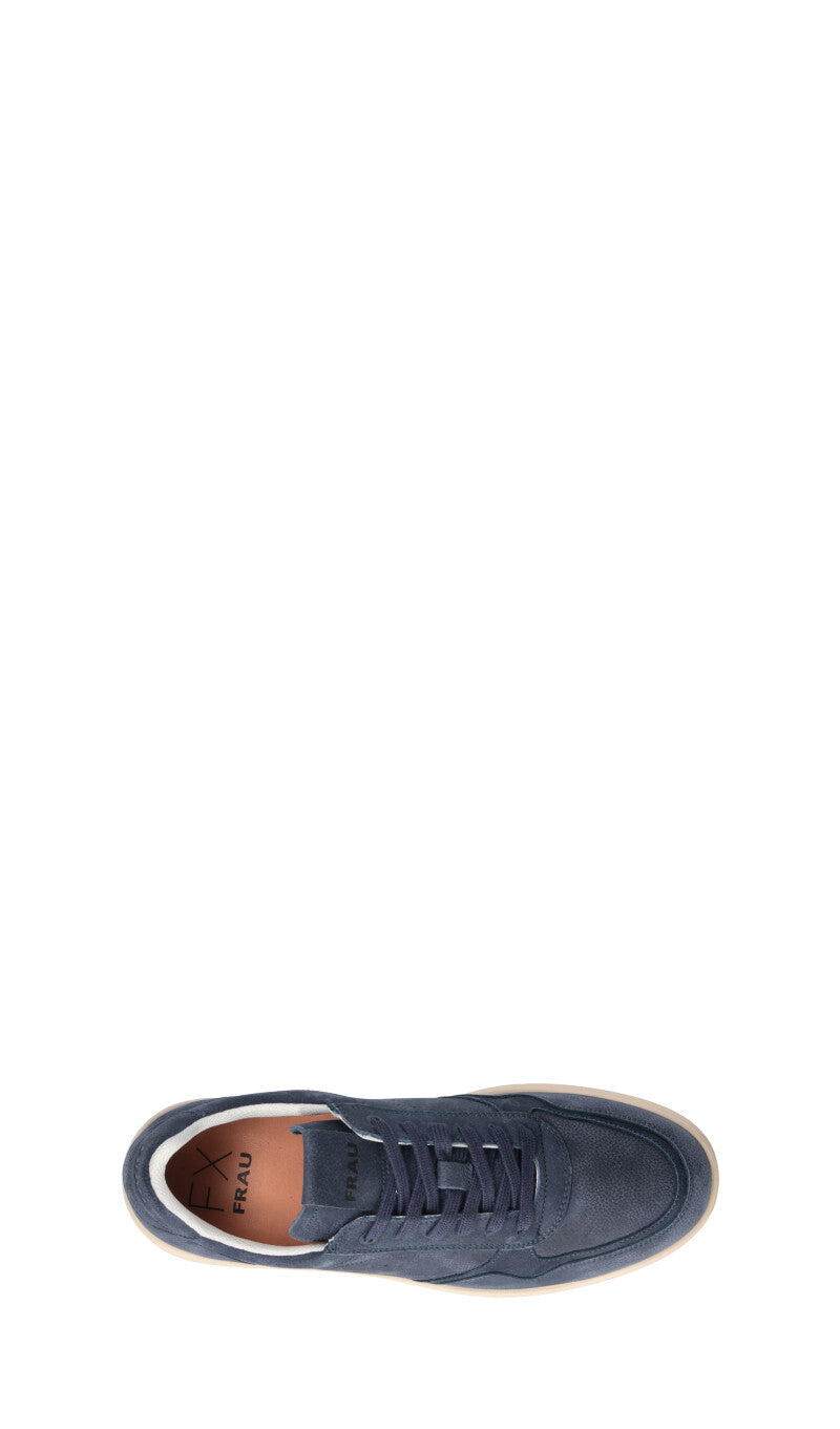 FRAU Sneaker uomo blu in pelle