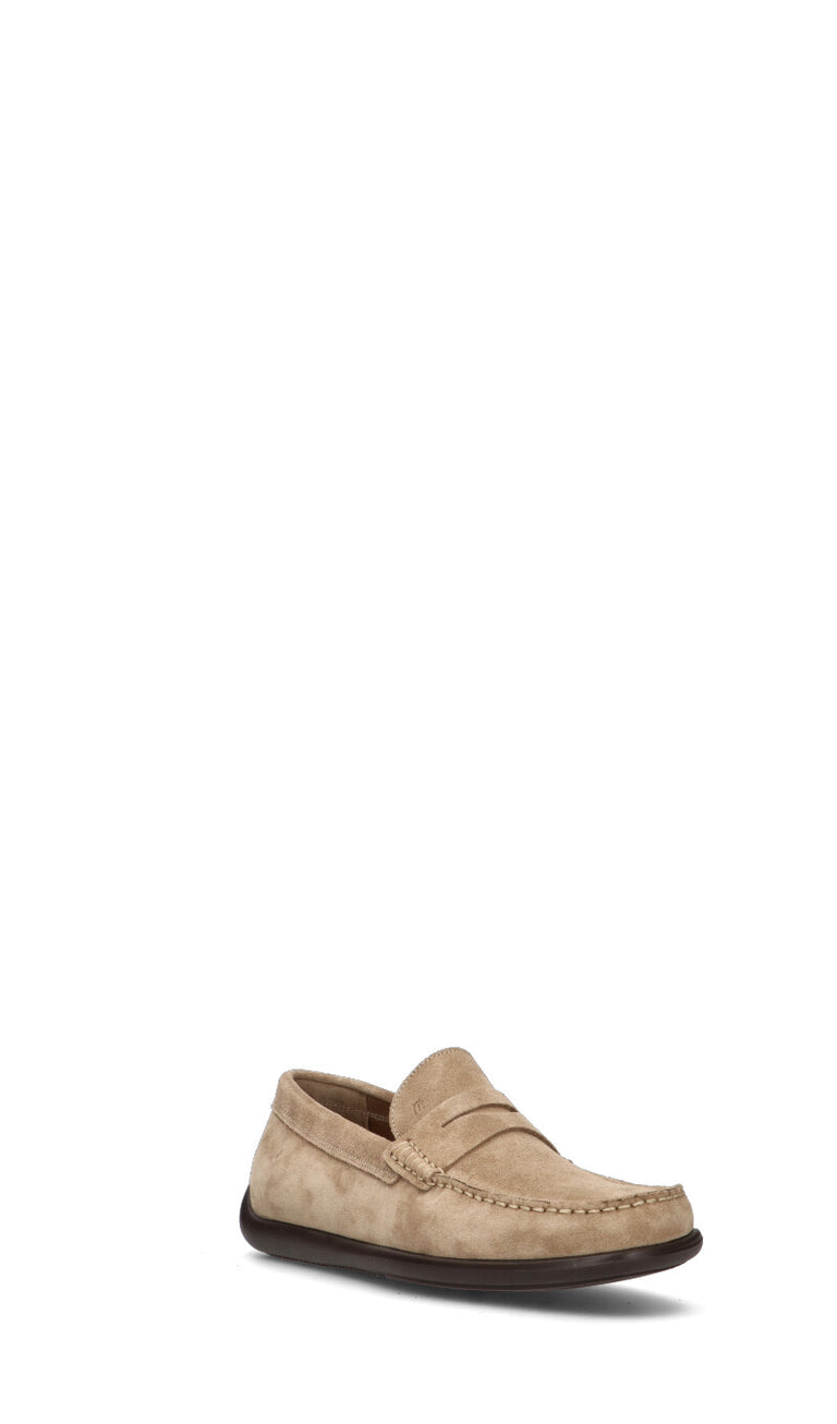 FRAU Mocassino uomo avena in suede