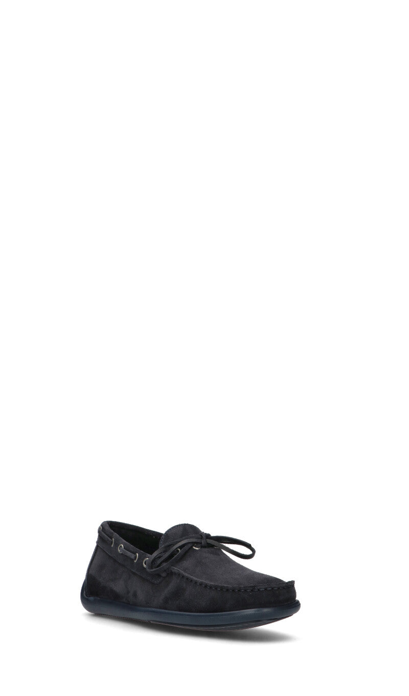 FRAU Mocassino uomo blu in suede